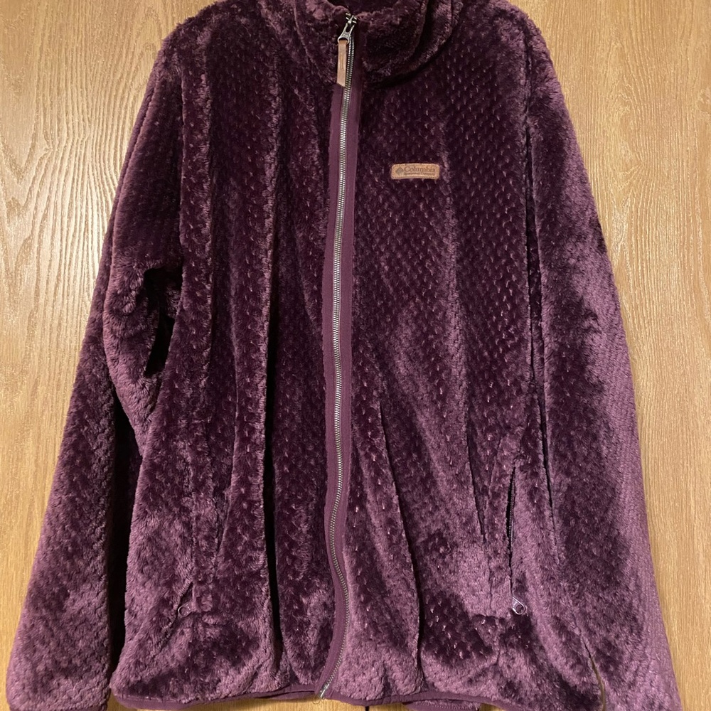 Columbia Fire Side Sherpa Fleece Purple Jacket